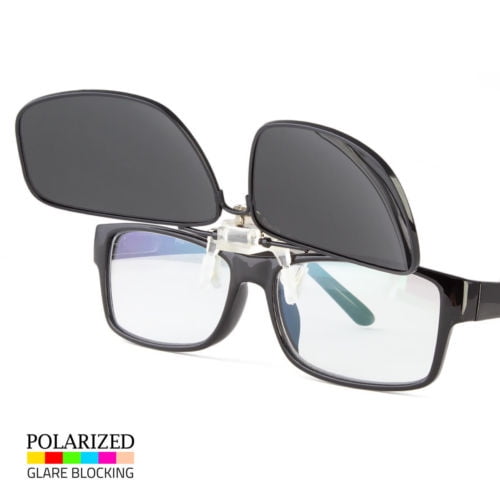 282C Replacement Dark Polarized Lenses Flip Up Clip On for Sunglasses Outdoor-Dr 282C Replacement Dark Polarized Lenses Flip Up Clip On for Sunglasses Outdoor-Dr